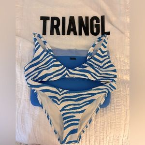 Maia Zebra Splash Triangl Bikini